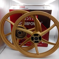 YOSHIPOWER SPORT RIM 6KAKI YP66 SP622 LC135 4S MODENAS KRISS 2 WAVE100 WAVE125 EBONUS EX5 DREAM SIAP