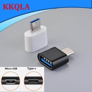 QKKQLA 5pcs Universal USB Type C Adapter Mini OTG Micro USB To USB Converter For Android Phones Tablet Micro-USB to USB2.0 Connector