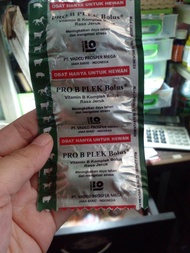 Pro B Plek Bolus Vitamin B complex untuk Domba Sapi Ayam 1 butir