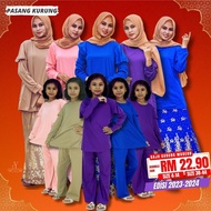 CY 7224 Family Sedondon Pasang Baju Kurung Modern Ibu Anak | Pasang Baju Kurung Sedondon | Royal Blu