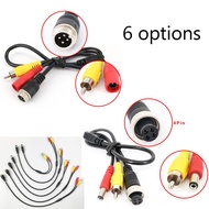 BJ 4Pin Aviation Female to RCA Male DC Jack Male CCTV Vehicle Cam