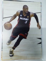 多圖 美國籃球 偶像明星海報 牆上掛飾 邁亞密熱火 閃電俠 韋廸 USA NBA basketball star poster Miami heat Dwyane wade 🏀 LeBron Jame