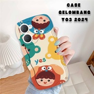 HP VIVO Y03 Wave Softcase - Phone Case - VIVO Y03 Wave - External.Acc - CHARACTER Motif - Fashion Ca