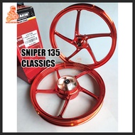 MUTAKIN 515 CNC Mags Sniper 135 Classics /Vega Force Fi / YAMAHA Sight Front Disc Rear Drum 4 Holes