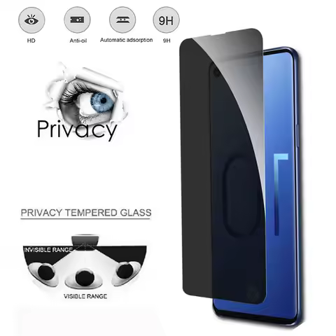 Anti-Spy Screen Protector For Galaxy A6 A8 Plus 2018 A7 A9 2018 9H Tempered Glass For Samsung A5 A7 