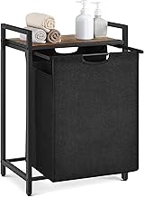 VASAGLE Laundry Hamper, Laundry Basket, Laundry Sorter with Pull-Out and Removable Laundry Bag, Shel