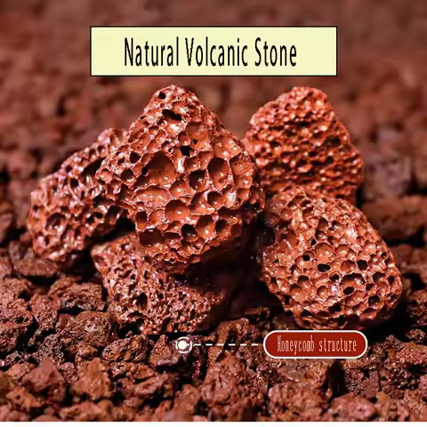 Volcanic Stone Granular Orchid Fleshy Granular Soil Special for Potted Aquarium Volcanic Rock Mixed 