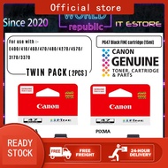 Canon Original Ink Cartridge - PG47 Combo [2pcs] PG-47 47 - Pixma E410 E470 E3370 E4270 - Black - 100% Genuine Canon