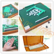 6sets Small Travel Mahjong set Mini Mahjong portable Mahjiang tiles with table traditional chinese family Board Game