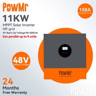 【Can Be Paralleled】PowMr MPPT 11KW Off Grid Solar Hybrid Inverter 230Vac Built-in 150A MPPT Solar Ch