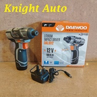 DAEWOO DALID12 12V Cordless Impact Driver C/W 1pc 1.5Ah batteries & 1pc Charger ID33932
