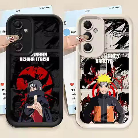 Soft TPU Case for Samsung Galaxy A14 A13 A30 A12 A03 A06 A11 A16 A50 A05 A20 A04 A15 Anime N-Naruto-