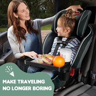 Car Seat Tray for Kids Car Seat Tray with Expandable Base for Snacks, Toys, Books, Entertainment Kid