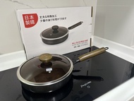 26cm 日本製鐵煎鑊（連原裝蓋）
