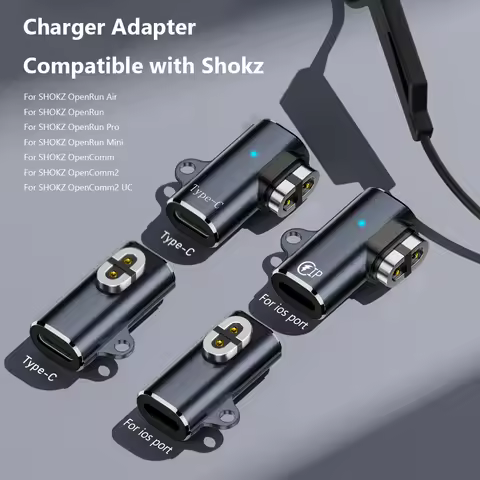 NEW Charger Adapter For Shokz OpenRun Series Open Ear Bone Conduction Headphones USB Type C Charging