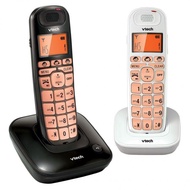 Vtech VT1091-2 Twin Digital Cordless Phone with Big Buttons and Volume Booster