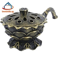 Frankincense Resin Burner with Handle , Lotus Shaped Holder Fit for Home Decoration