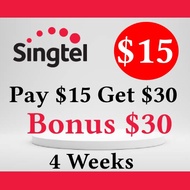 Singtel Ez Bonus$30 (Pay $15 Get $30)