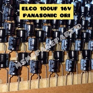 (2 PCS) ELCO 100UF 16V PANASONIC ORI