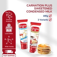 Carnation Plus 0% Fat Free and 25% Less Sugar Added, Condensed Milk Tub 180g