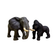 Elephant With Mountain Gorilla Figurines - Collecta