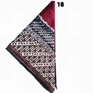 Ikat Kepala Segi tiga / Slayer Batik Segitiga / Udeng Jawa Segi tiga
