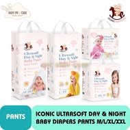 ICONIC Ultrasoft Day & Night Baby Diapers Pants M/L/XL/XXL