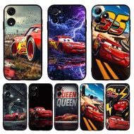 for OPPO A5i Pro A5 A5X Cartoon Anime Lightning McQueen Cars Mobile phone case TPU soft black silico