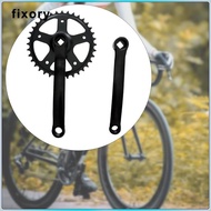 fixory 36T Bike Crankset  Crankset Easy Installation 170mm Crank Arm Spare Parts for