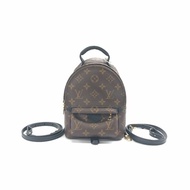 Louis Vuitton lv 棕老花 palm springs mini 晶片 後背包