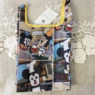 日本 ROOTOTE ROO SHOPPER 惡攪米奇 Mickey Mouse 黃邊 可折疊 環保 小SIZE 手挽袋