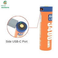 IN STOCK>usb Rechargeable Battery 5Good lithium battery1.5V Rechargeable Battery typec Number Seven 