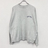 FREAK'S STORE MLB 紐約洋基隊史努比衛衣/毛衣，淺灰色，S碼，古著
