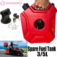 MXMUSTY 3/5L Fuel Tank, Petrol Can Lock 3/5L 3/5L Petrol Jerry Can, Car Diesel Barrel With Lock Anti