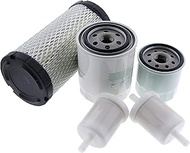 JEENDA Filter Kit HH150-32430 K1211-82320 12581-43012 HHK20-36990 for Kubota BX1500D BX1800D BX1830D