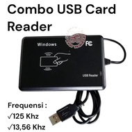 Reader Combo Frequency RFID 125 Khz & 13.56 Mhz Quality