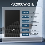 [Msele] Fanxiang PS2000W 20Gbps SSD แบบพกพา2000เมกะไบต์/วินาที1TB 2TB 4TB โซลิดสเตทไดรฟ์ภายนอก USB3.