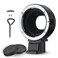 JJC EF-EOS M Lens Mount Adapter for Canon EF/EF-S to EOS M Mount Conversion for Kiss M2, Kiss M, EOS M200, M100, M6 Mark II, M6, M5, M3, M10 Cameras with Auto Focus, Automatic Aperture, and Removable 1/4"-20 Base [Japan Product][日本产品]