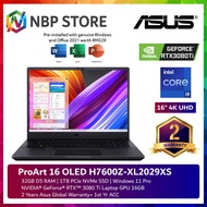Asus ProArt 16 OLED H7600Z-XL2029XS 16'' 4K UHD Laptop Black ( I9-12900H, 32GB, 1TB SSD, RTX3080Ti 1