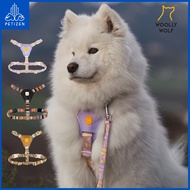 Woolly Wolf Soft Webbing Dog Harness | 5-Point Adjustable RPET Eco Harness XXS-L