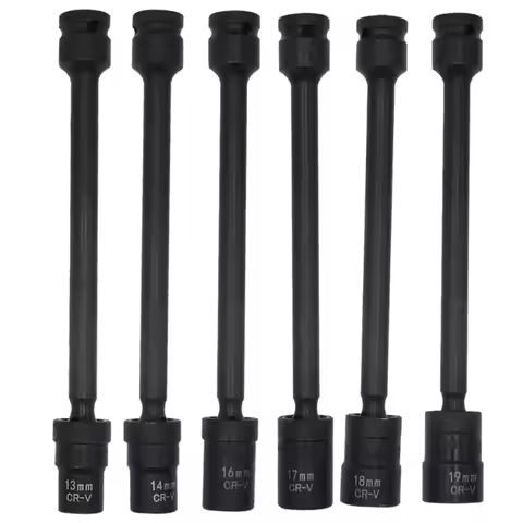 1pc Hi-Spec Universal Joint Impact Swivel Socket Degree Rotation Air Impact Socket Adapter For Solar