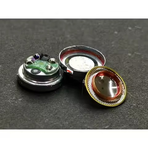9mm 16 ohm Titanium Diaphragm Speaker Unit HiFi In Ear Earphones DIY Headphones Drivers