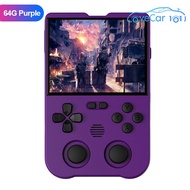 เครื่องเล่นเกมพกพาเกม3D XU10เครื่องเล่นวิดีโอเกมขนาด3.5นิ้วหน้าจอ IPS RK3326S Linux 64-Bit 3000MAh ข