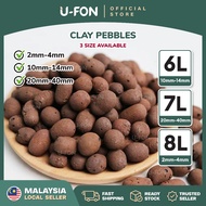 6L 7L 8L Clay Pebbles Clay Ball Leca Stone Hydro Stone Hydrokorrels Leca Planting Media Garden Suppl