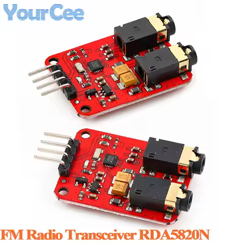 5pcs/1pc RDA5820N FM Transceiver Module FM Broadcast Frequency Modulation Transmitter Receiver IIC C