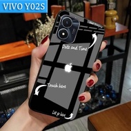 [A20] Vivo Y02S Case Vivo Y02S Glitter Glass Softcase/ Vivo Y02S Phone Case/ Vivo Y02S Case/