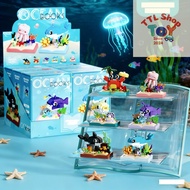 Ocean Assembly Toys Assembling Sea Animals Puzzle Sea Animals Model Room Decor Gift