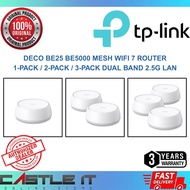TP-Link Deco BE25 WiFi 7 Mesh Router BE5000 Dual Band 2.5G Port 1 Pack 2 Pack 3 Pack
