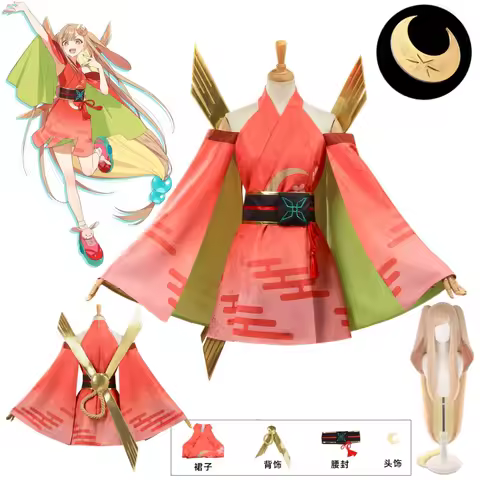 Cosmic Princess Kaguya! Kaguya Cosplay Costume Wig Back Decoration Anime Kaguya Role Playing Comic E