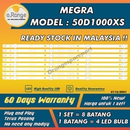 50D1000XS MEGRA" LED TV BACKLIGHT (LAMPU TV) MEGRA INCH LED TV BACKLIGHT 50D1000X 50D1000